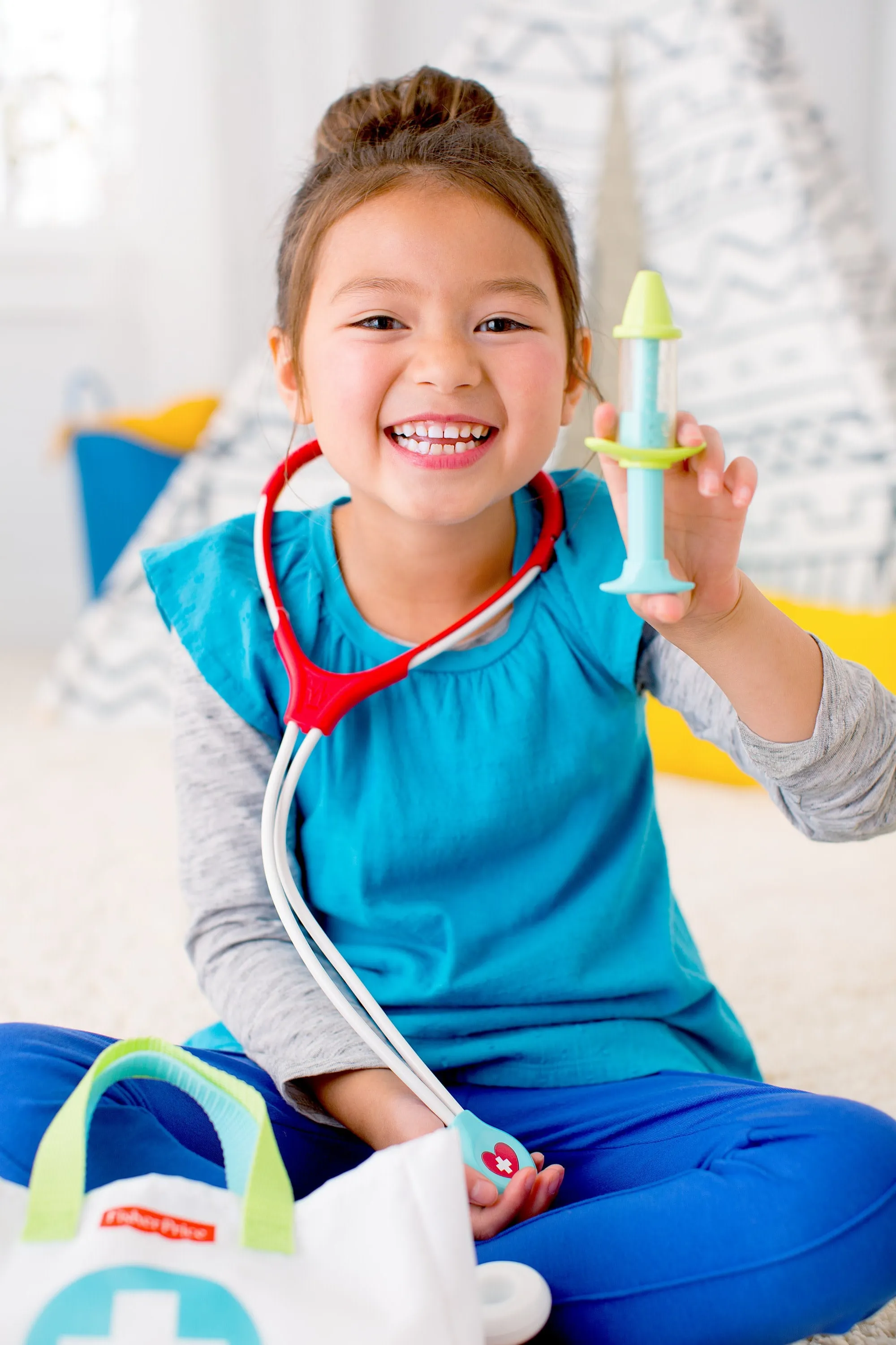 Fisher-Price Medical Toy Set With Doctor Health Bag