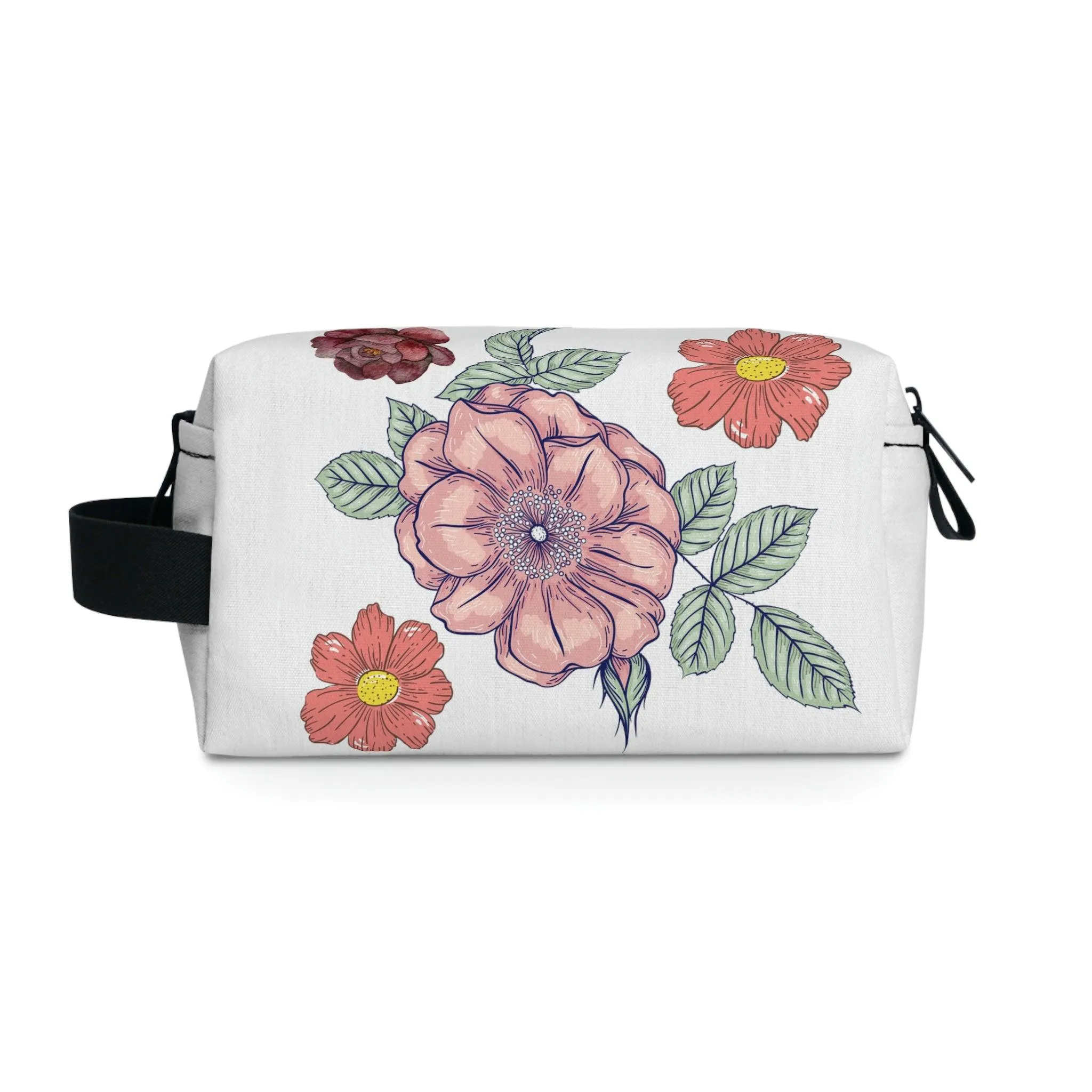 Floral Makeup Bag | flower makeup bag | Cosmetic Bag | floral Toiletry Bag Women | cute makeup bag | makeup pouch | aesthetic makeup