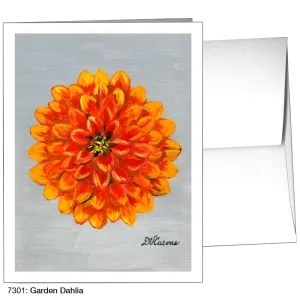 Garden Dahlia, Greeting Card (7301)