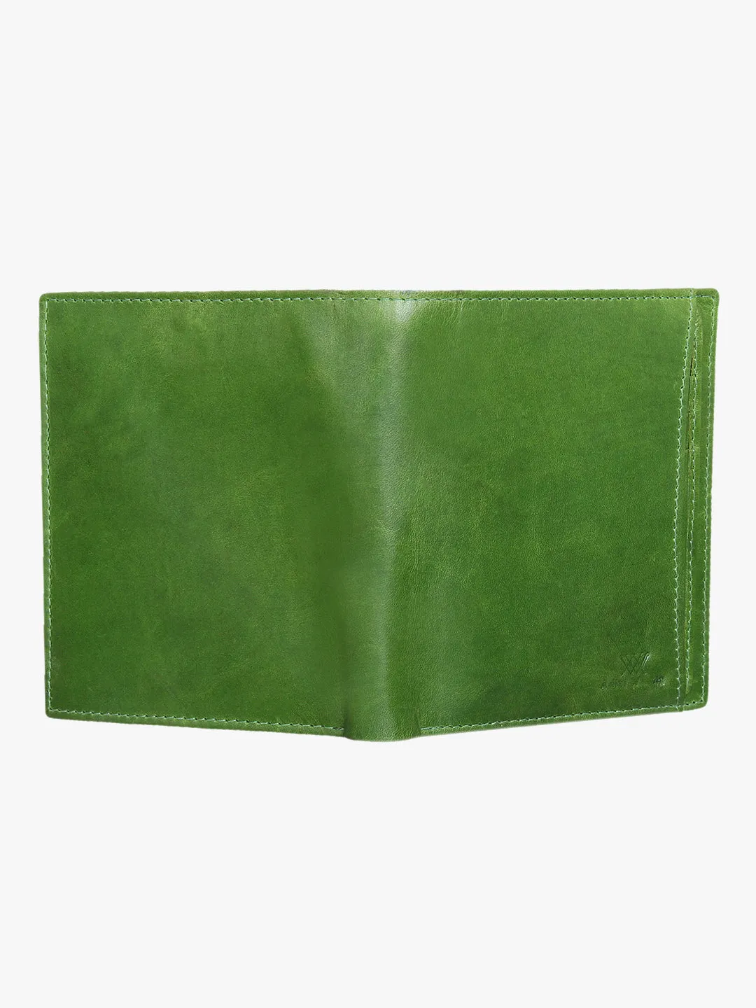 Genuine Leather Green Multifunctional Wallet