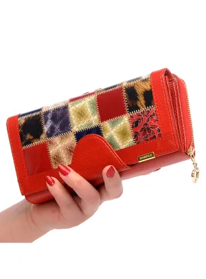 Genuine Leather Women Wallets Coin Pocket Female