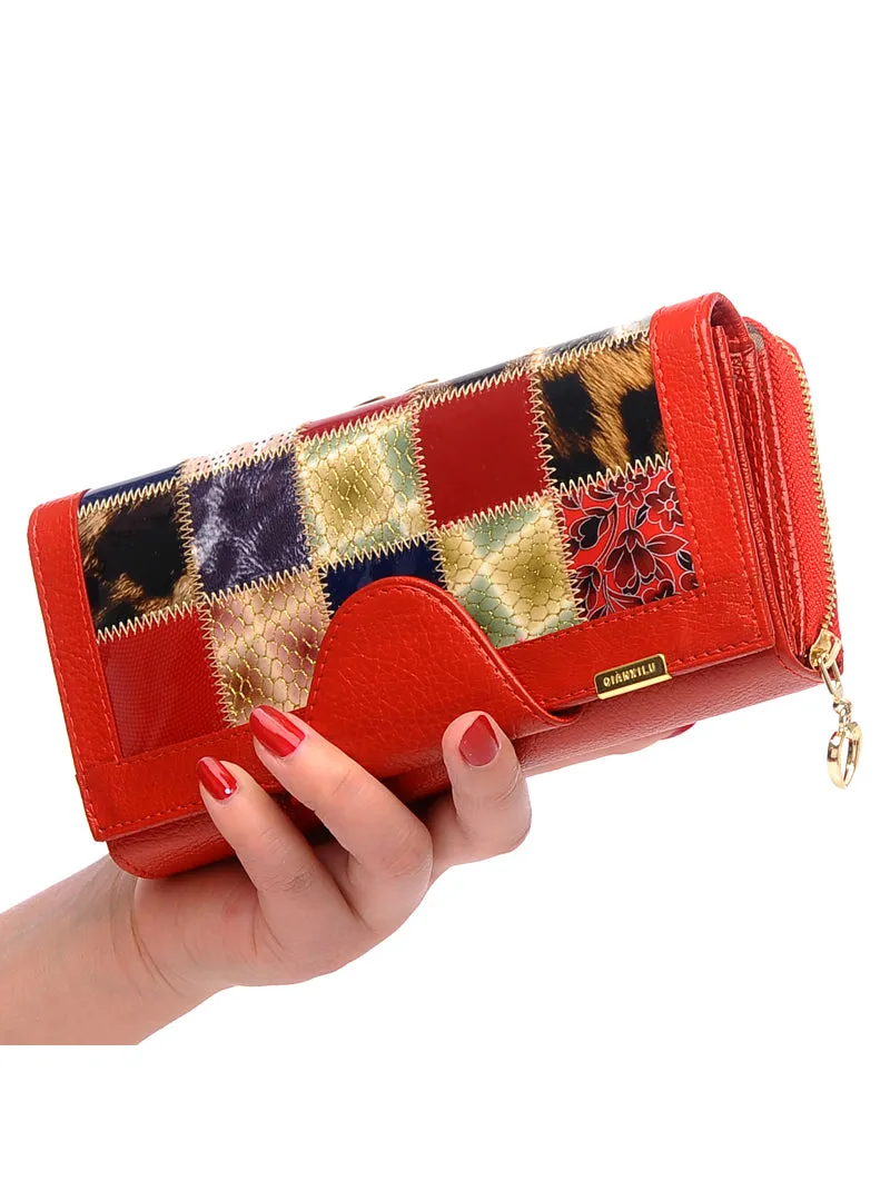 Genuine Leather Women Wallets Coin Pocket Female