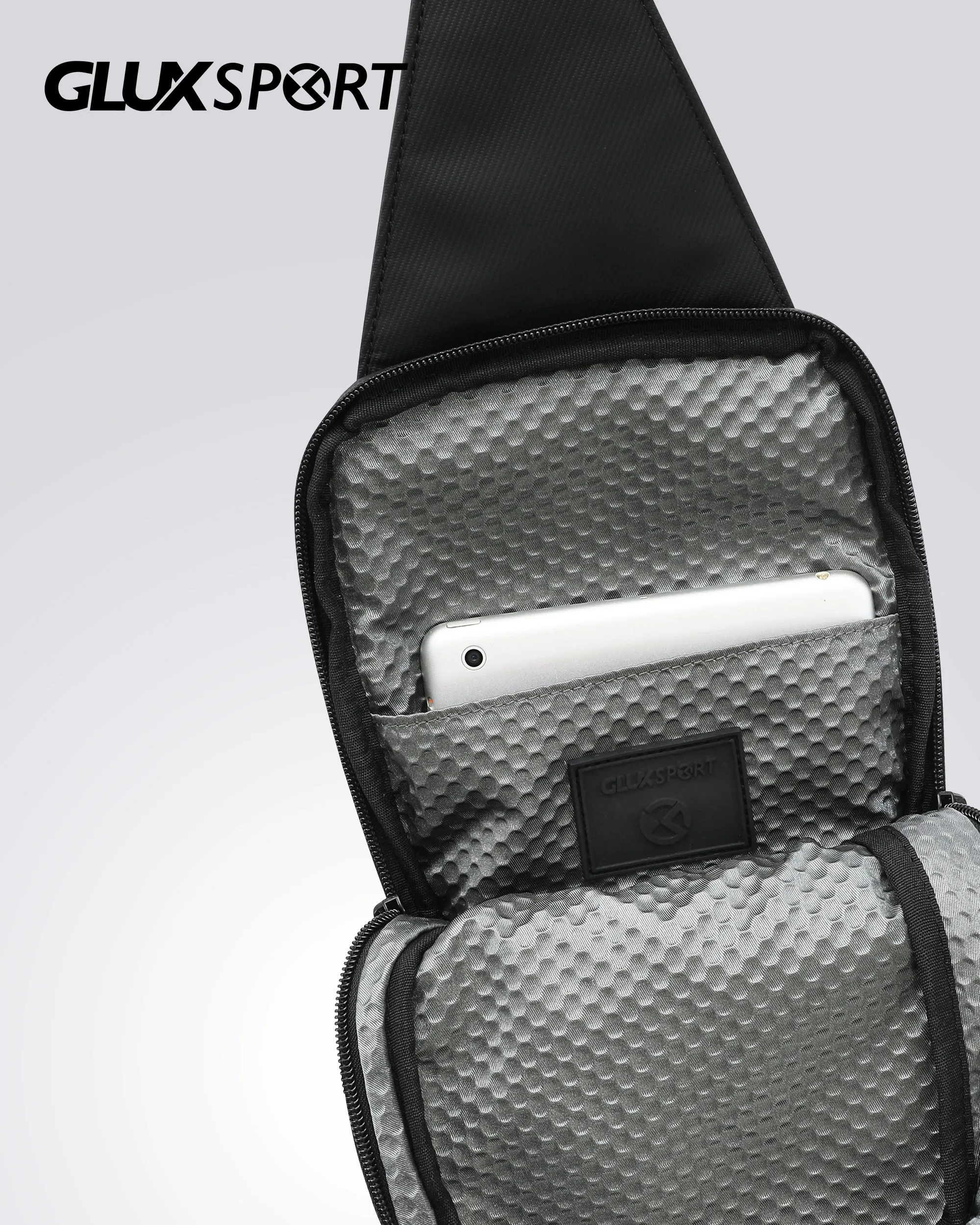 GLUX Portable Men's Small Crossbody Bag Chest Bag