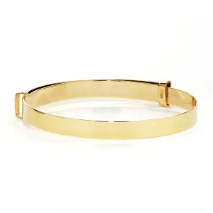 Gold Expandable Baby Bangle