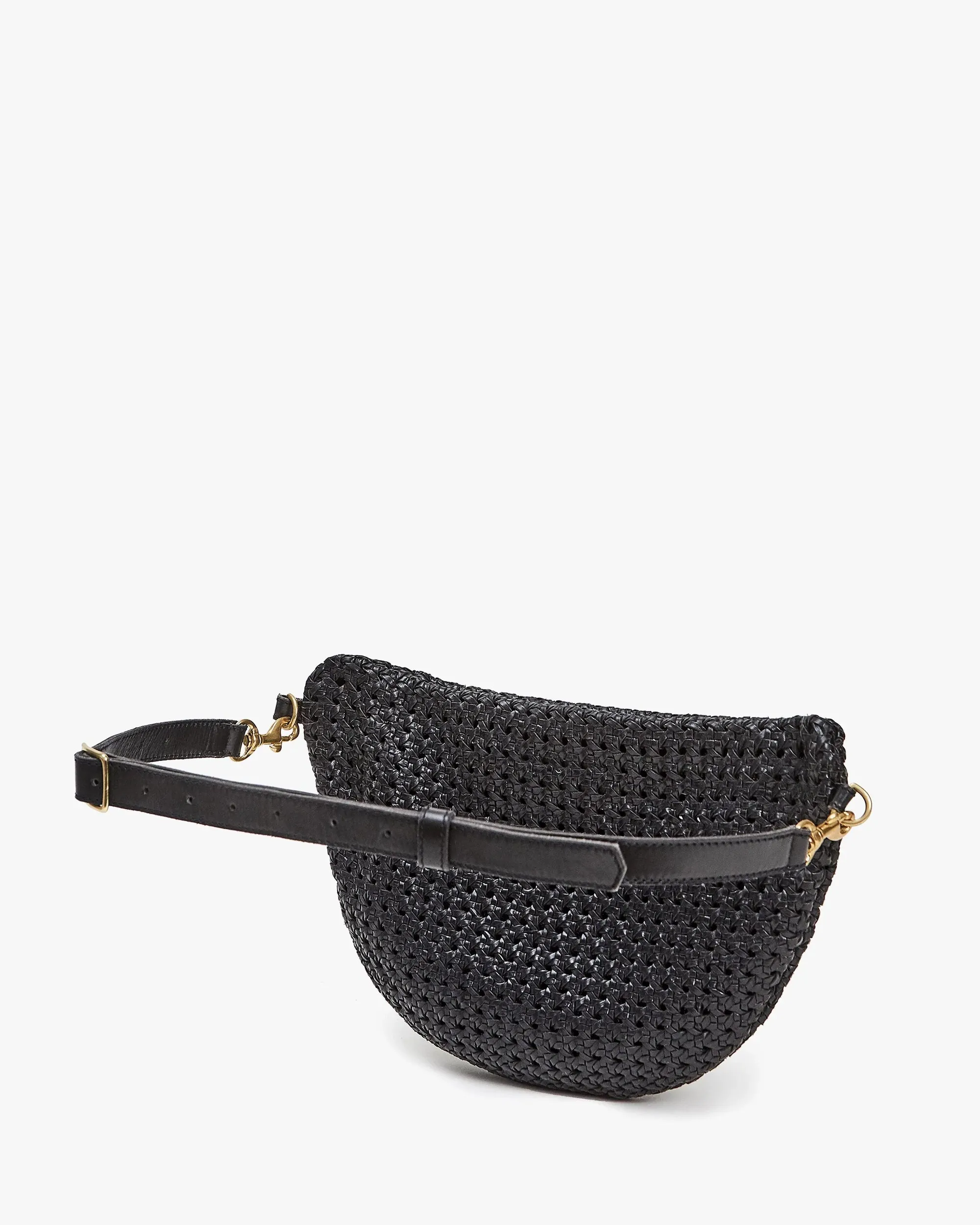 Grande Fanny Bag in Black Rattan