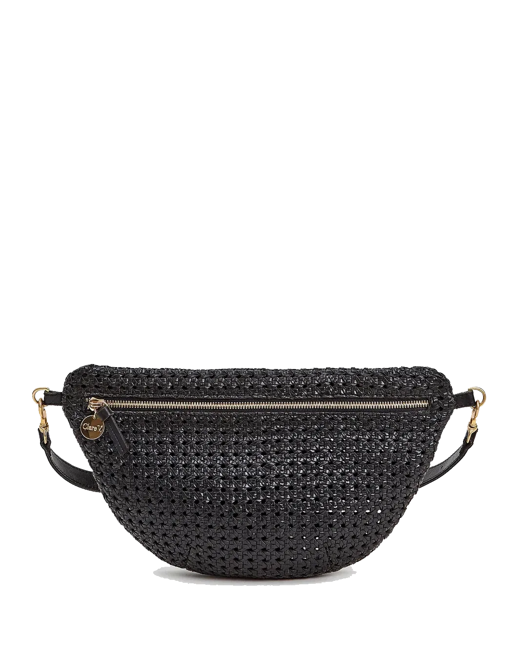 Grande Fanny Bag in Black Rattan