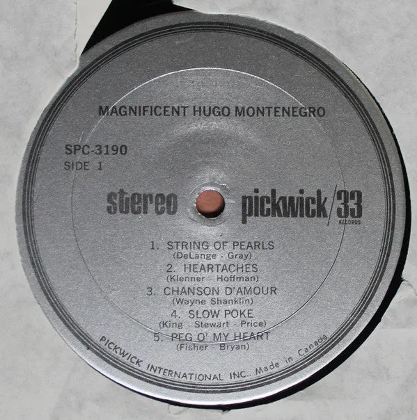 Hugo Montenegro - Magnificent Hugo Montenegro! (LP) (VG )