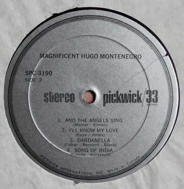 Hugo Montenegro - Magnificent Hugo Montenegro! (LP) (VG )