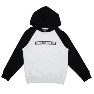Independent Youth Bar Hood - Black/Heather Grey