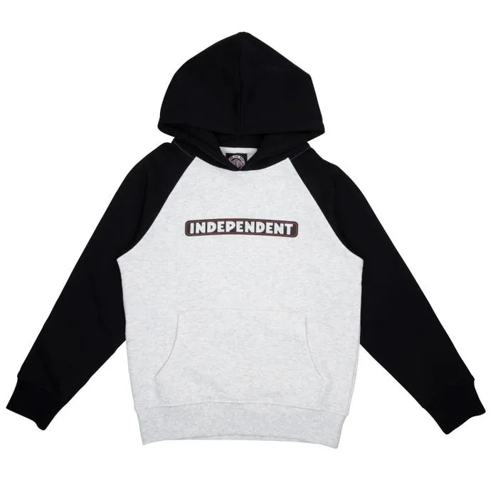 Independent Youth Bar Hood - Black/Heather Grey