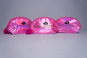Iridescent Hot Pink Makeup Bag