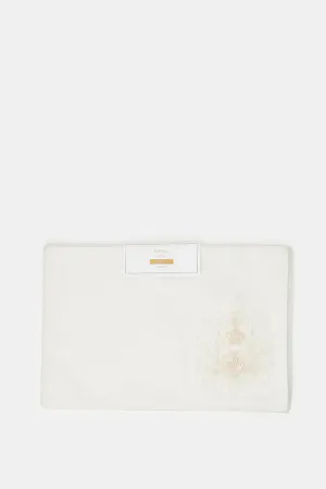 Ivory Applique Work Placemat (2 Piece)