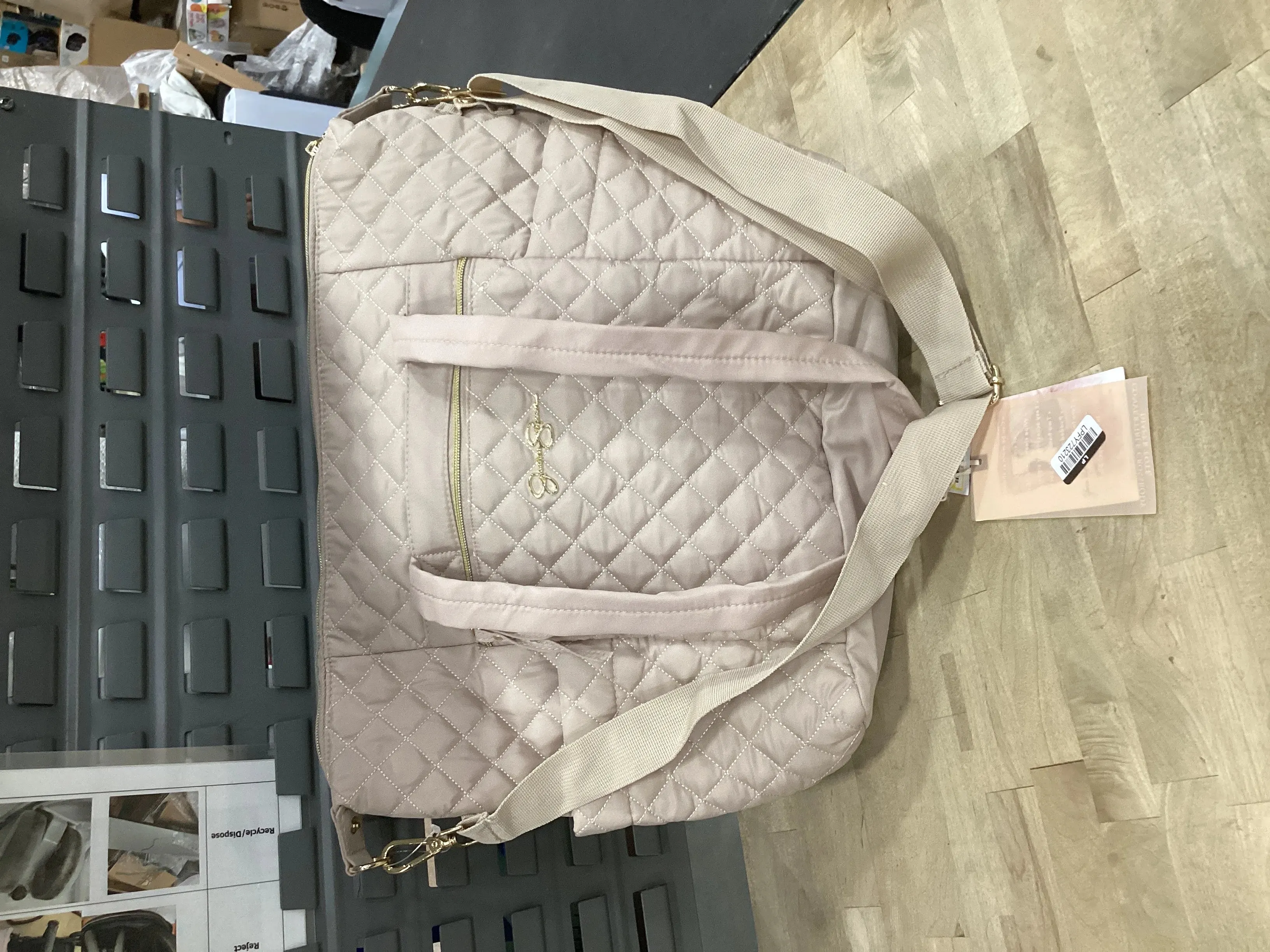 Jessica Simpson Quilted Tote - Taupe