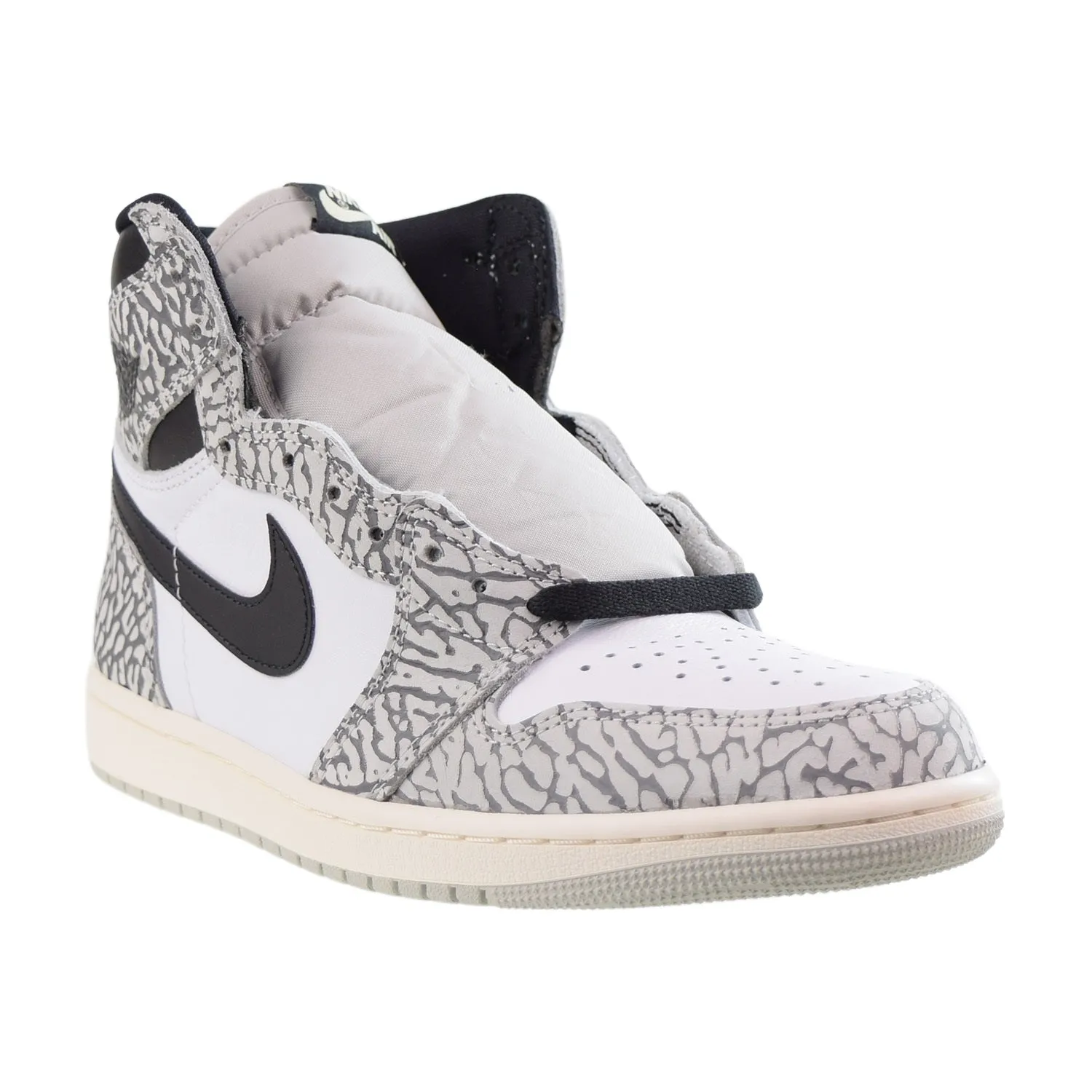 Jordan 1 Retro High OG Men's Shoes Tech Grey-Muslin-Black