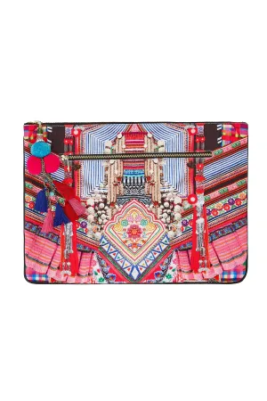 LARGE CANVAS CLUTCH HANI HEAVEN
