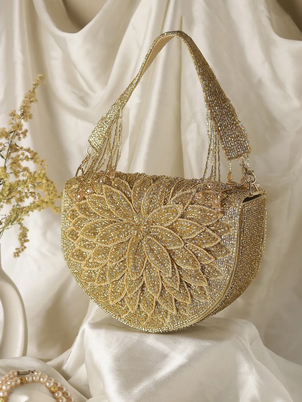 Leaf Flap purse women purse clutch bag