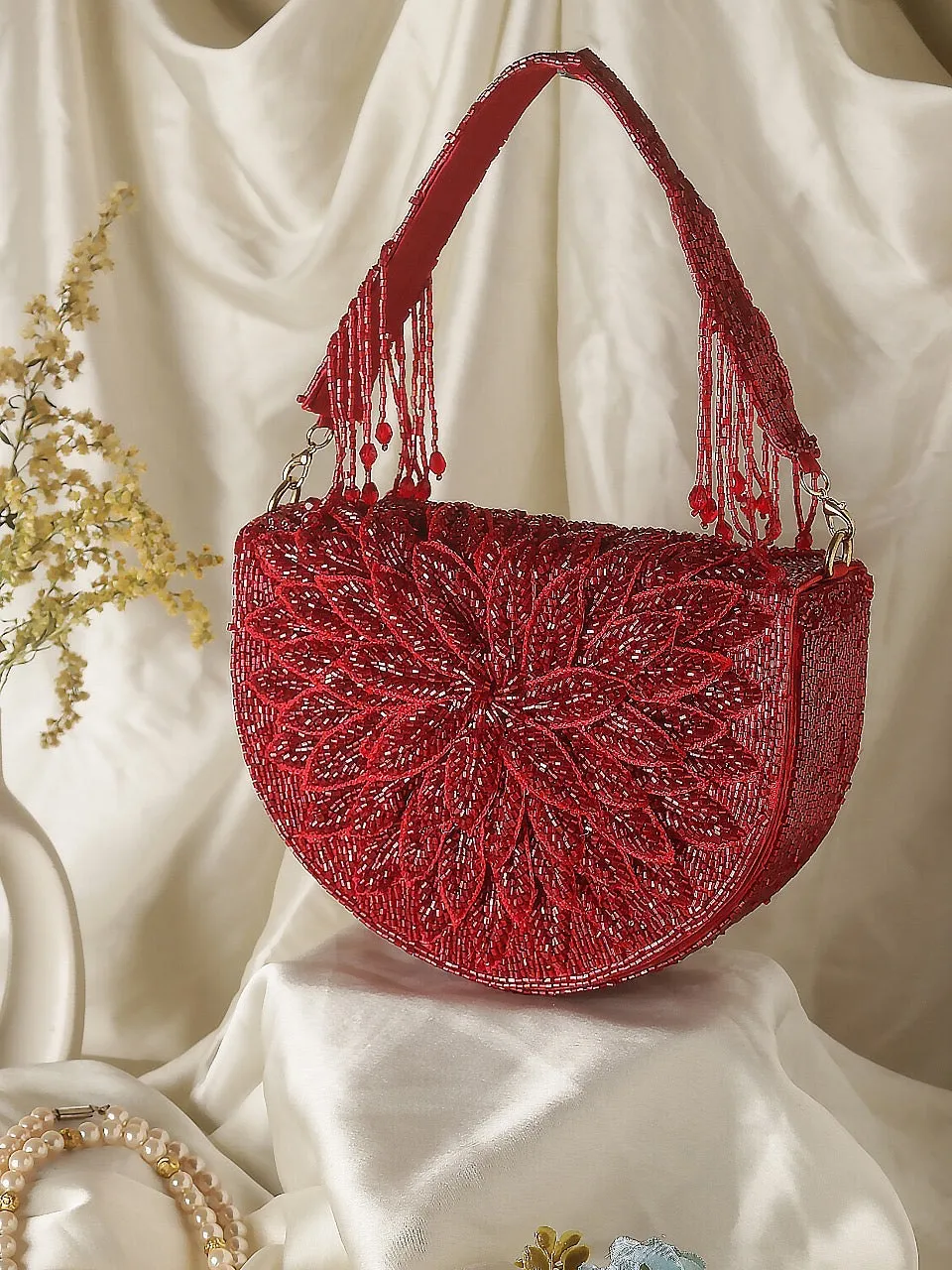 Leaf Flap purse women purse clutch bag