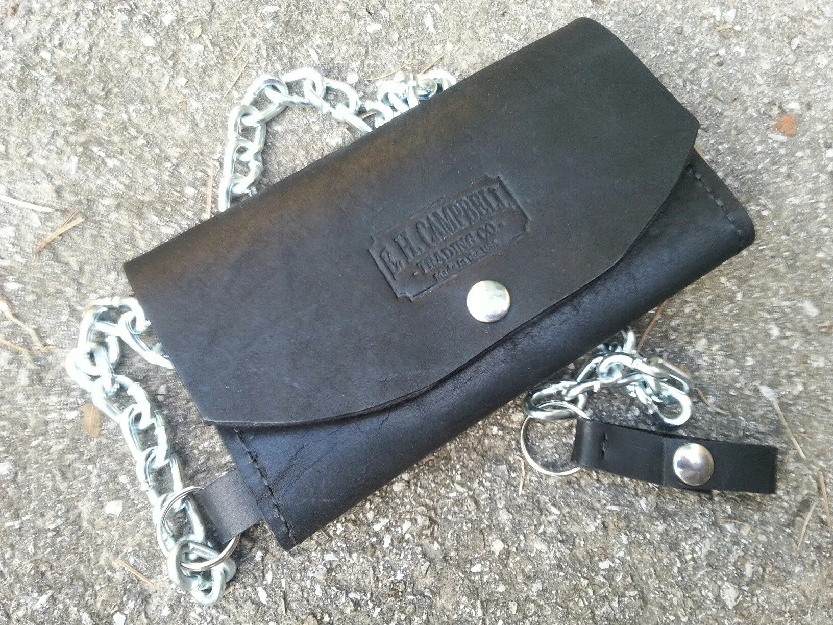 Leather Biker Wallet