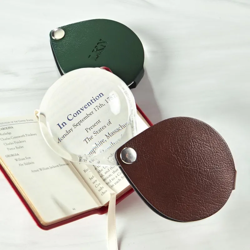 Leather Pocket Magnifier