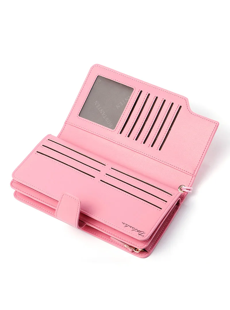 Leather Women Wallets Luxury Brand