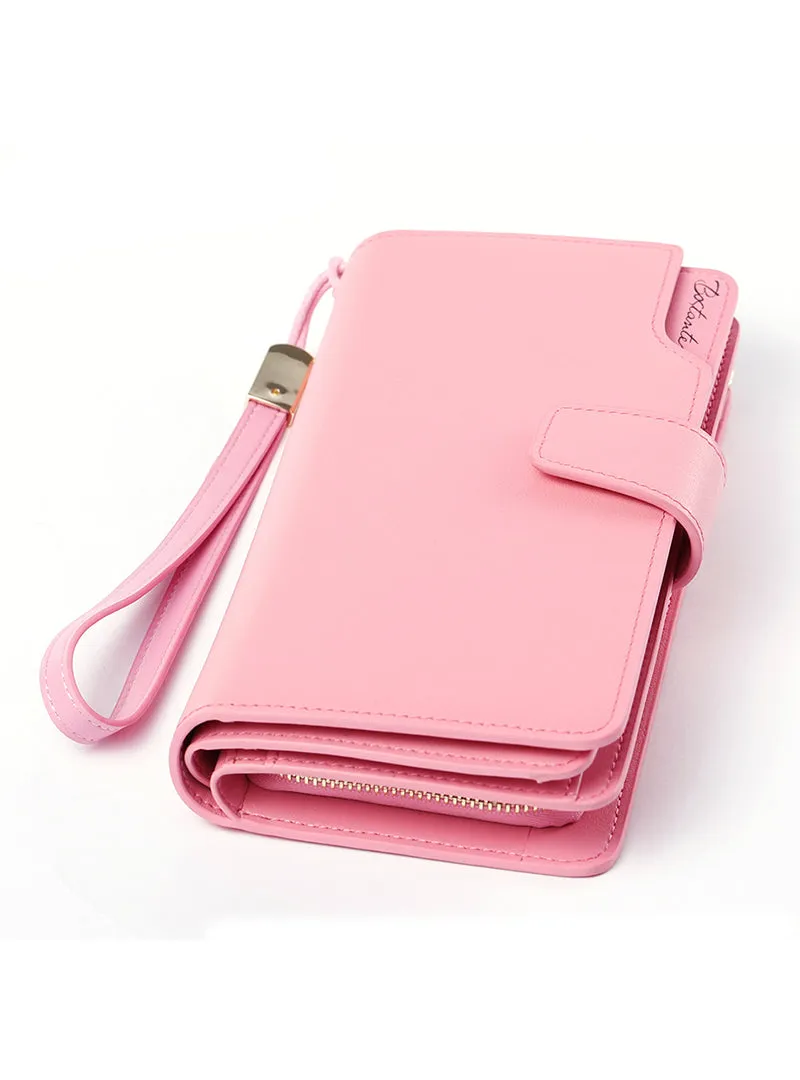 Leather Women Wallets Luxury Brand