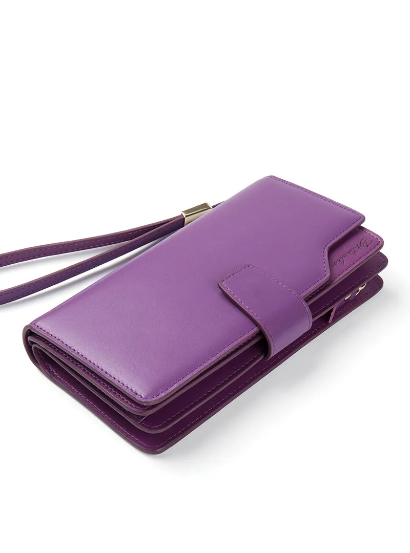 Leather Women Wallets Luxury Brand