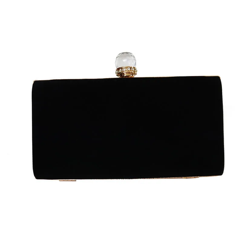 Leila Floral Rhinestone Clutch