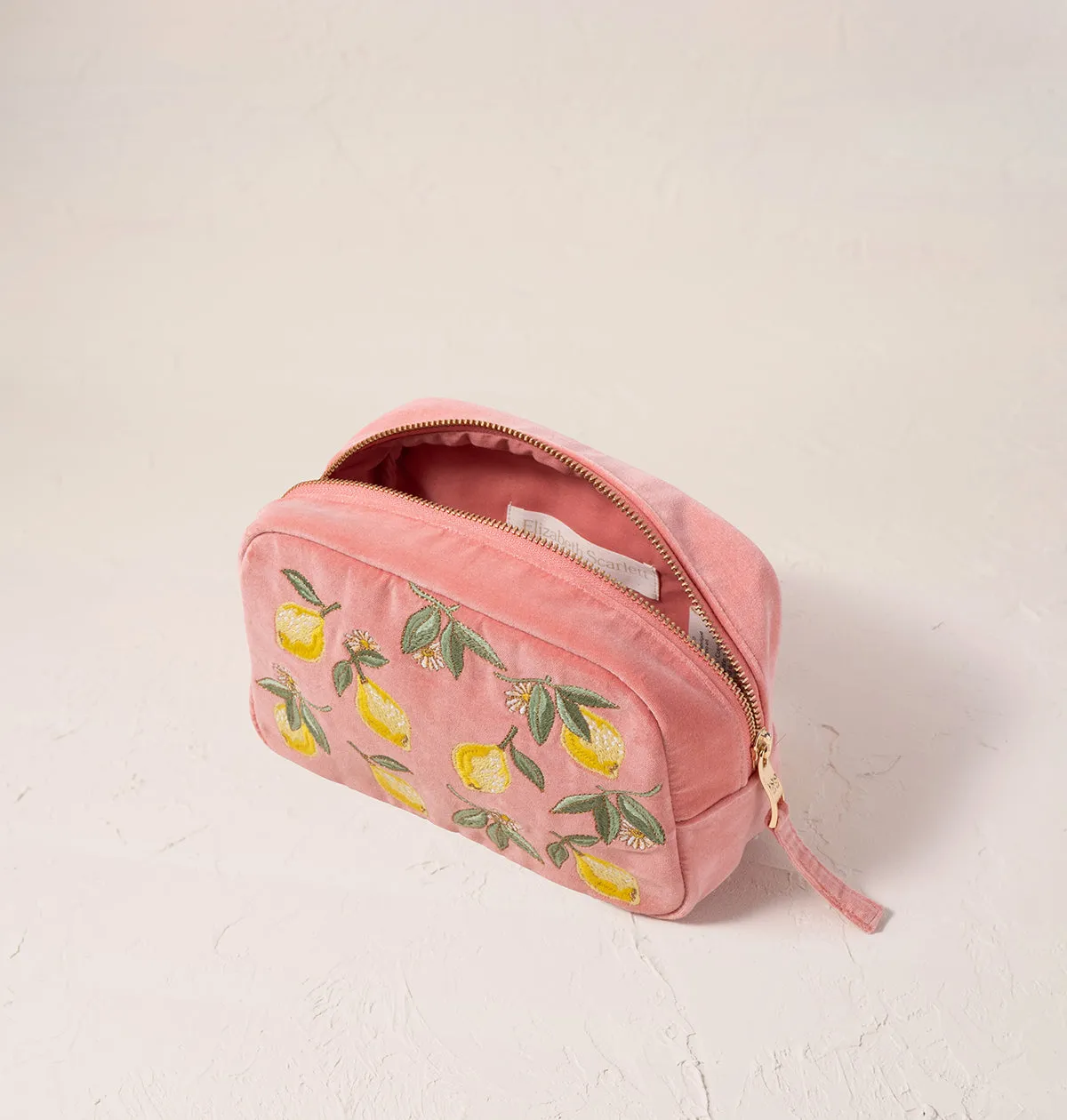 Lemon Blossom Makeup Bag