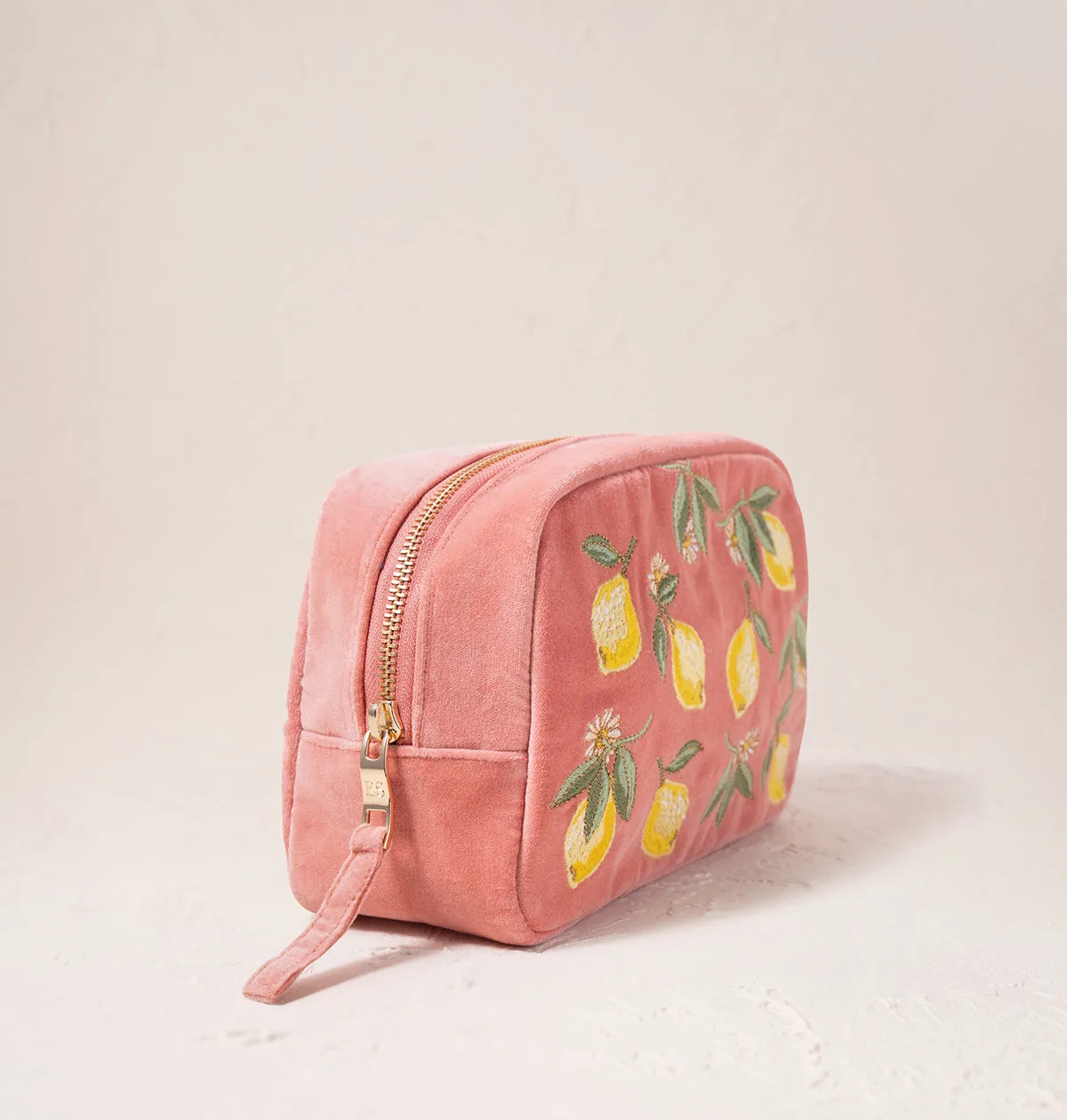 Lemon Blossom Makeup Bag