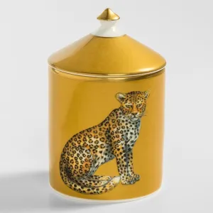 Leopard Gold Jasmine Lidded Candle