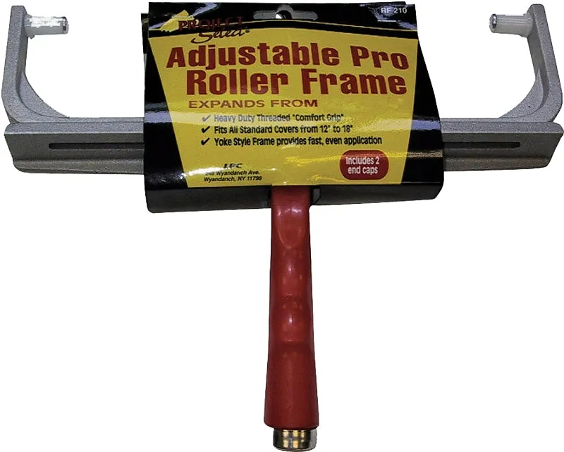 Linzer RF210 Roller Frame, 12 to 18 in L Roller, Threaded Handle :EA: QUANTITY: 1