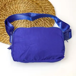 Love the Journey Fanny Pack in Royal Blue