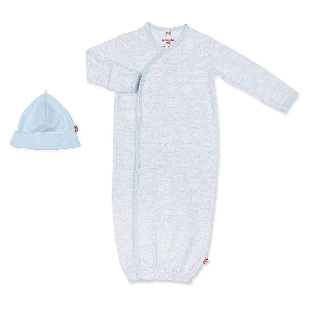 Magnetic Me Auto Bon Cotton Magnetic Infant Footie