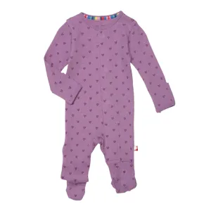 Magnetic Me Pink Ribbon Waffle Modal Magnetic Footie
