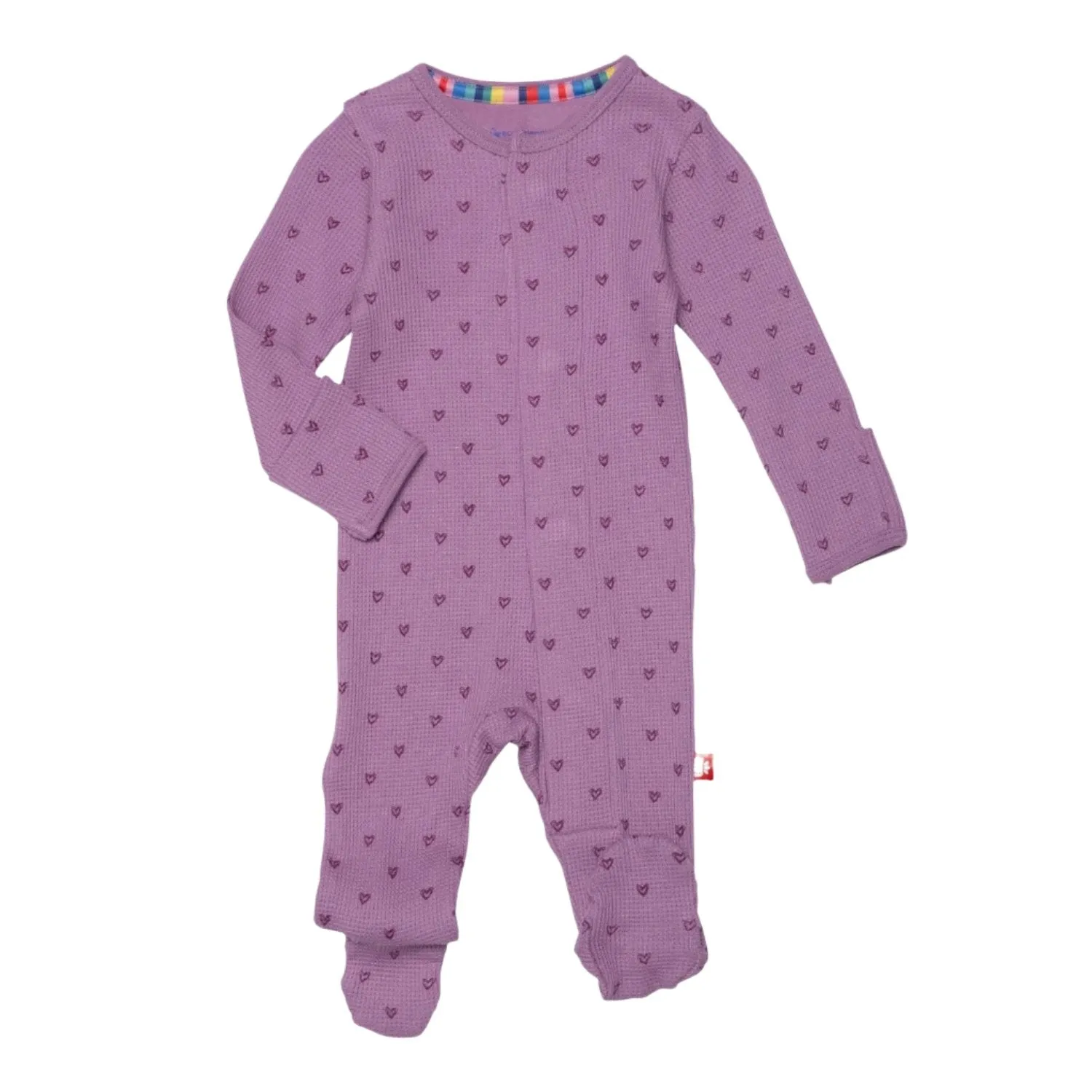 Magnetic Me Pink Ribbon Waffle Modal Magnetic Footie