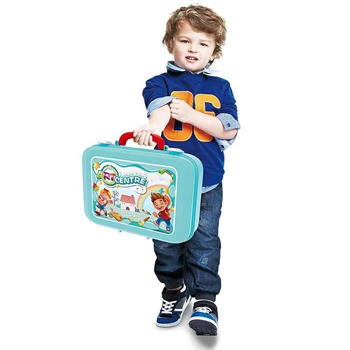 Magnetic Portable Drawing Board for Kids with Built-in Chalkboard Easel
