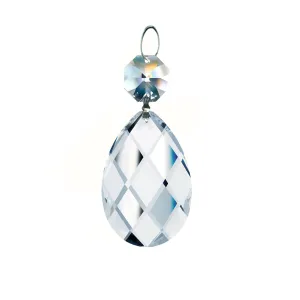 Magnificent Crystal Classic Almond Prism 2-inches Clear, 1 Crystal Bead