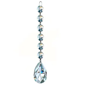 Magnificent Crystal Classic Almond Prism 2-inches Clear, 6 Crystal Beads