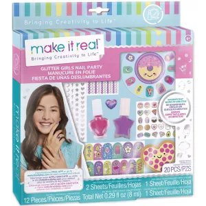 Make It Real Glitter Girls Nail Party Set