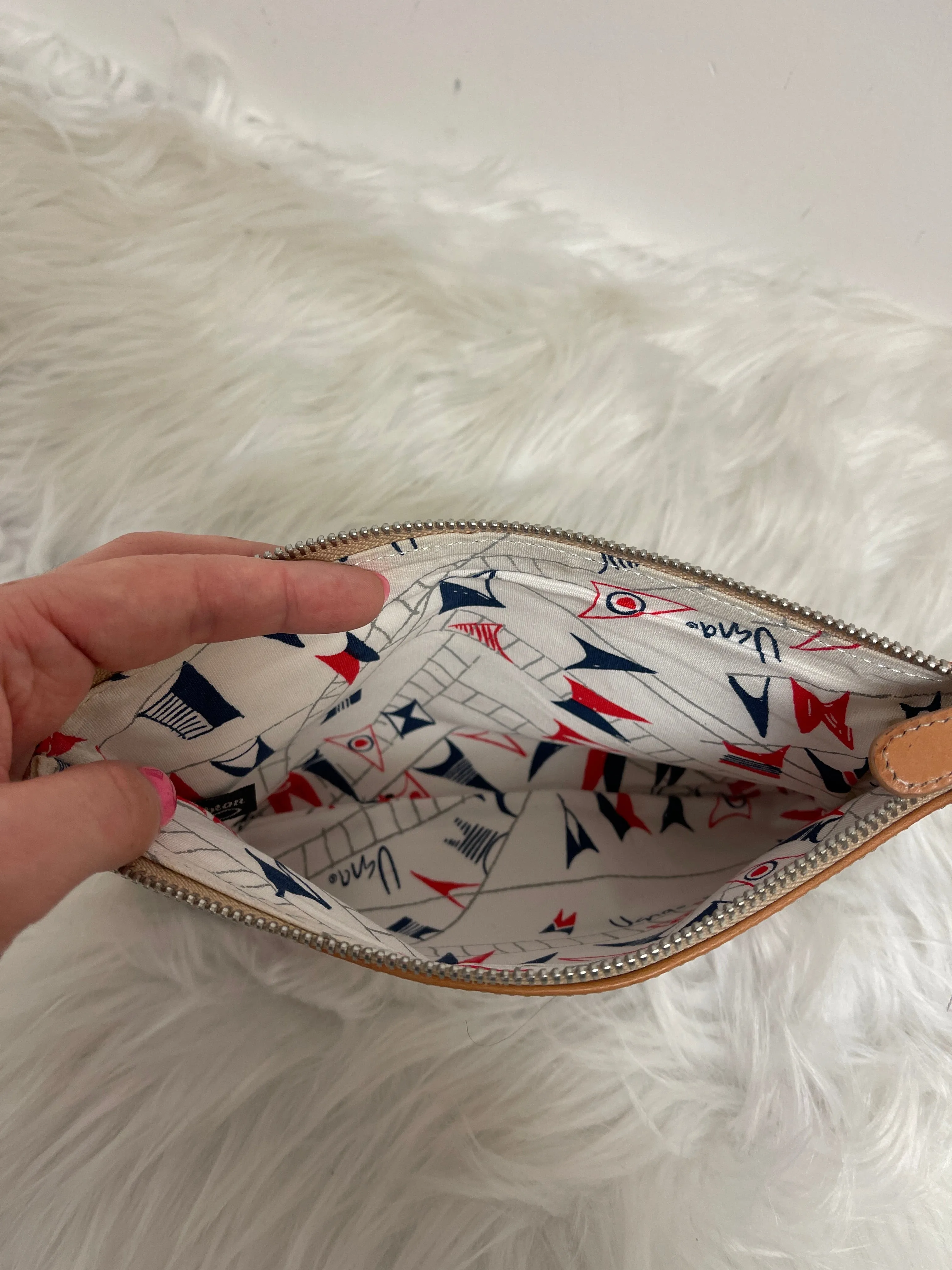 Makeup Bag Designer By Brighton, Size: Medium