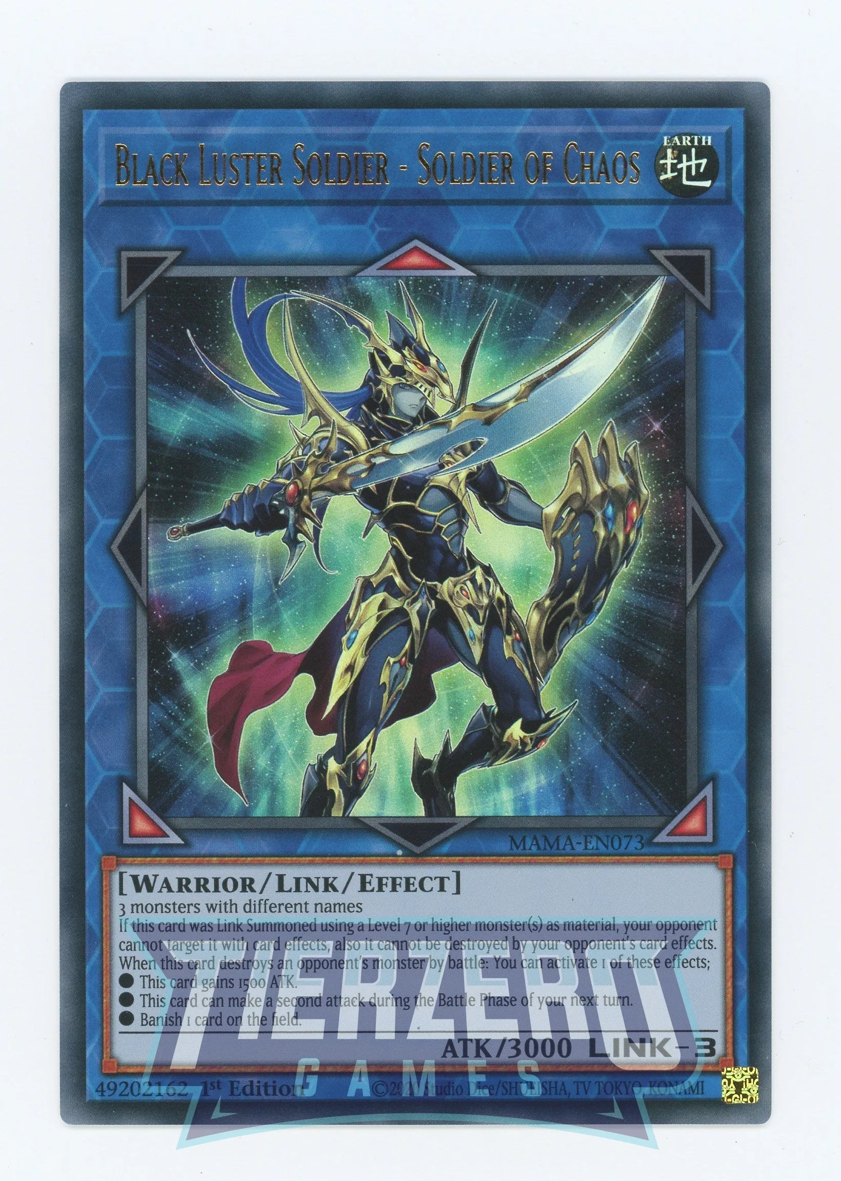MAMA-EN073 - Black Luster Soldier - Soldier of Chaos - Ultra Rare - Effect Link Monster - Magnificent Mavens