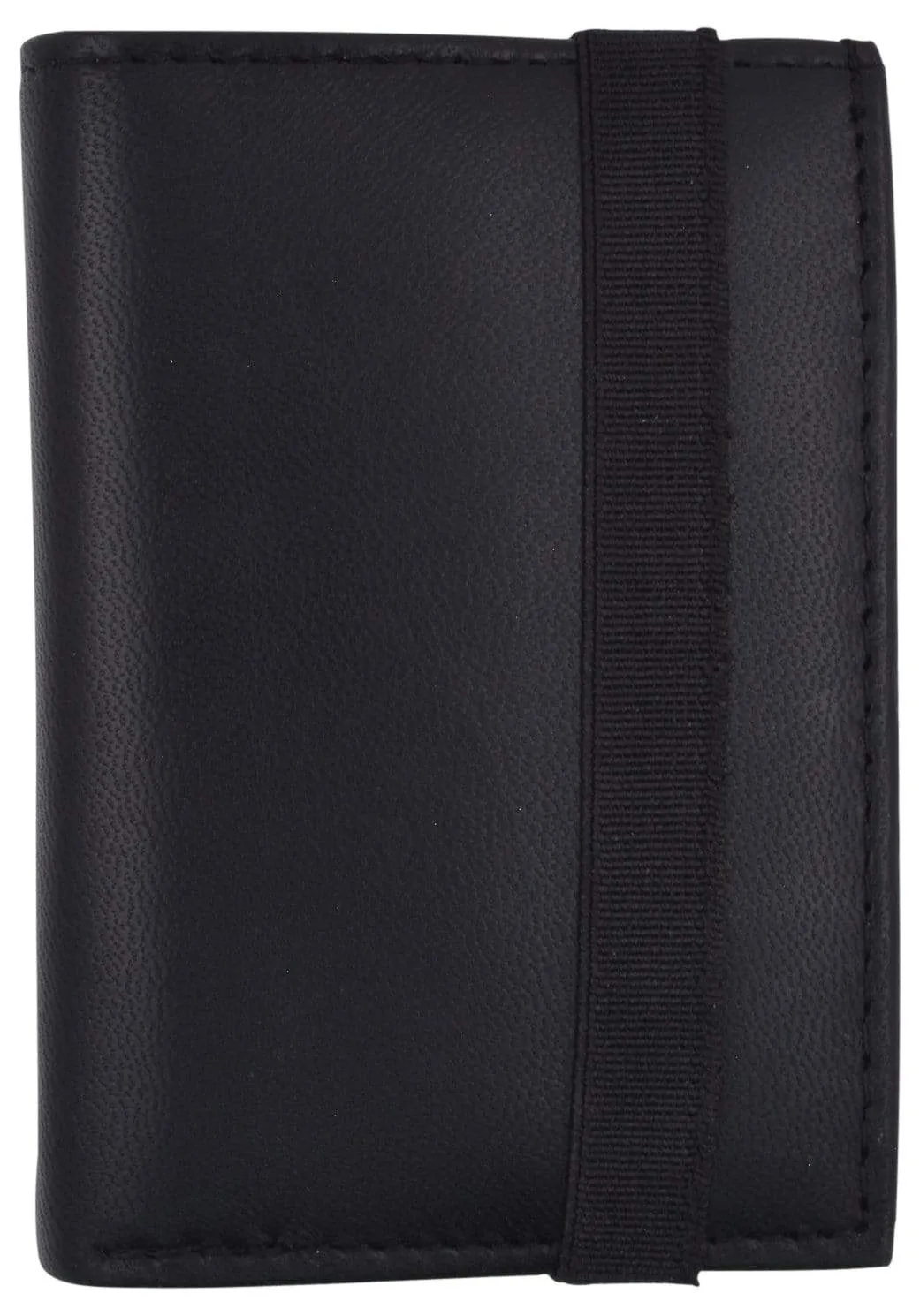 Men's Genuine Leather Multi-Credit Card Holder Wallet W/Protective Band