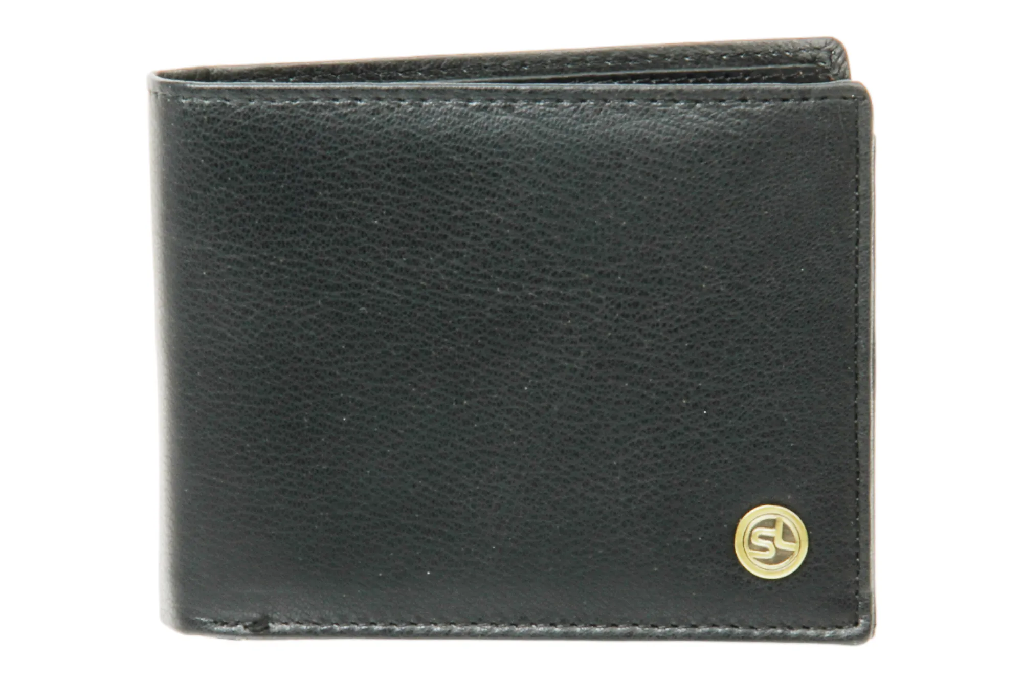 MENS LEATHER WALLET 42144 (BLACK)