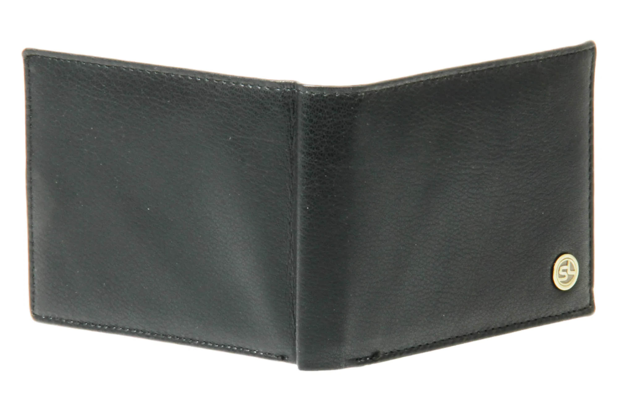 MENS LEATHER WALLET 42144 (BLACK)