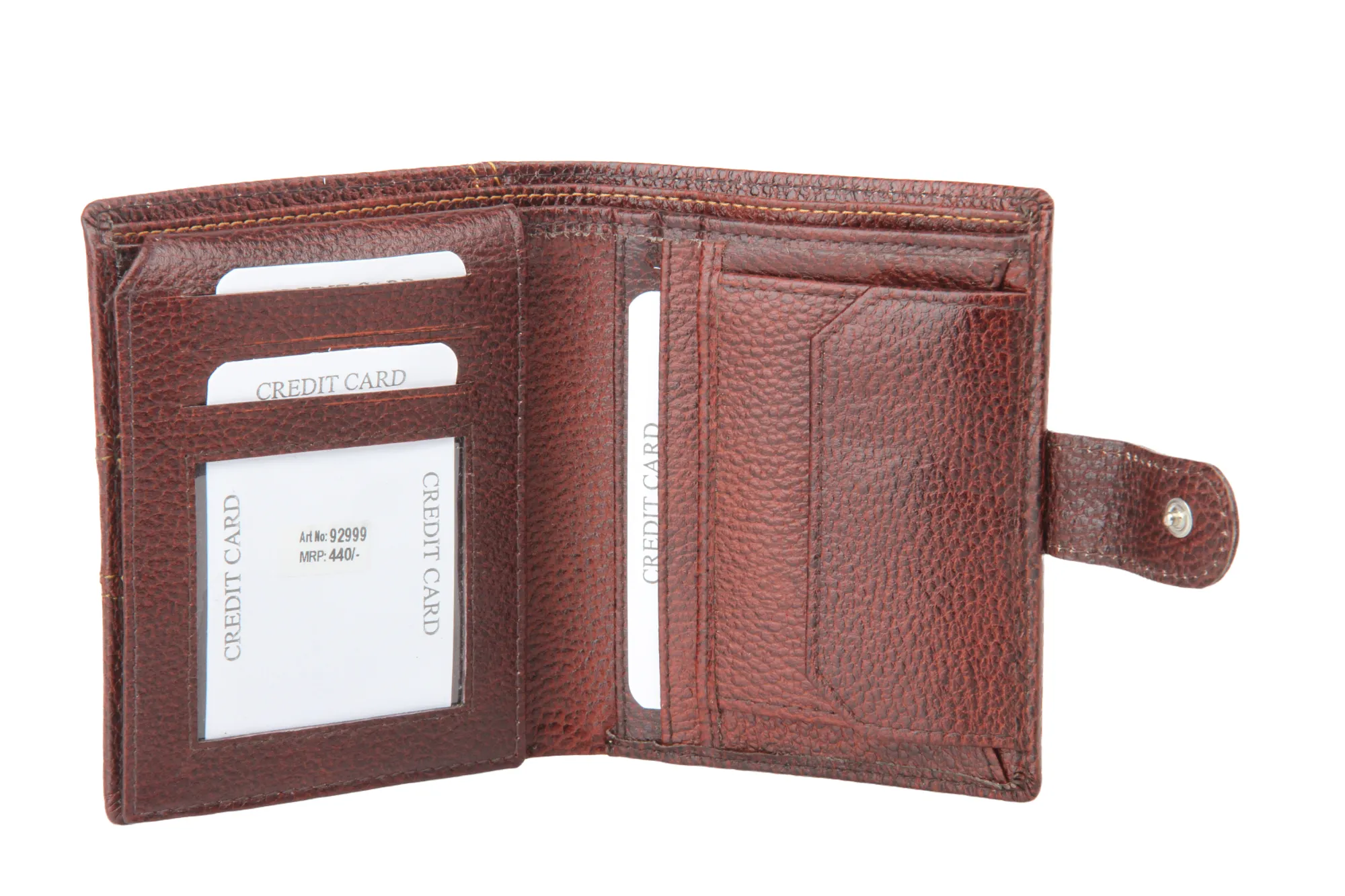 Mens Leather Wallet 92999 (BROWN)