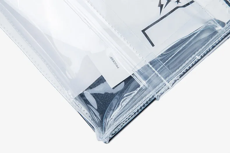 Men's Summer PVC Transparent Waist Bag