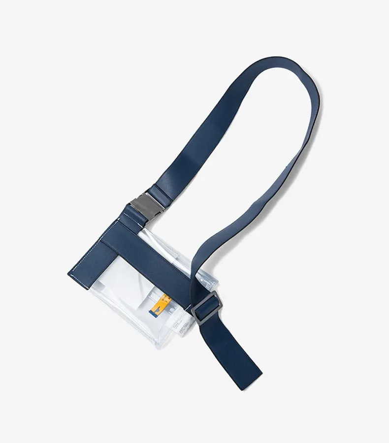 Men's Summer PVC Transparent Waist Bag