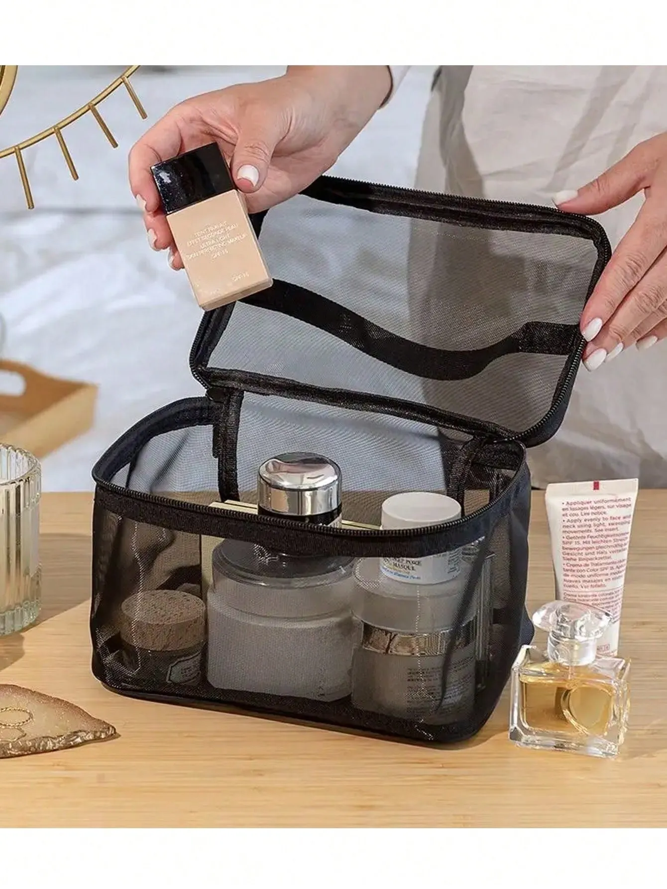 Mesh Makeup Bag