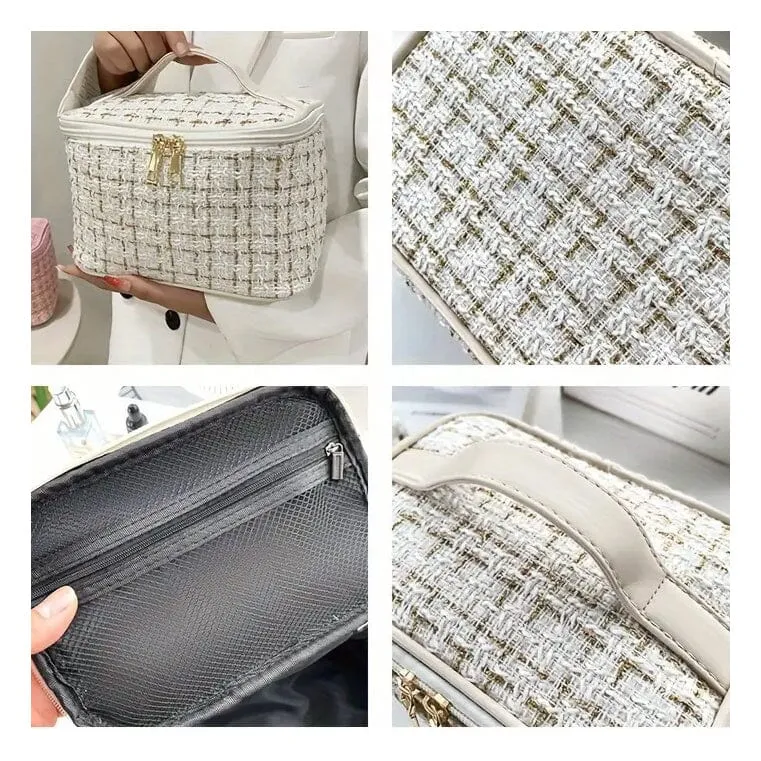 Minimalist Portable Makeup Zipper Handbag
