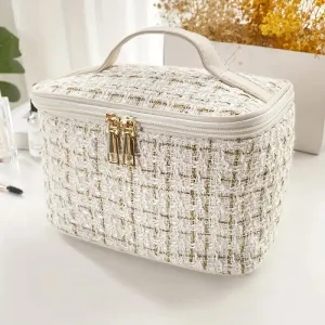 Minimalist Portable Makeup Zipper Handbag